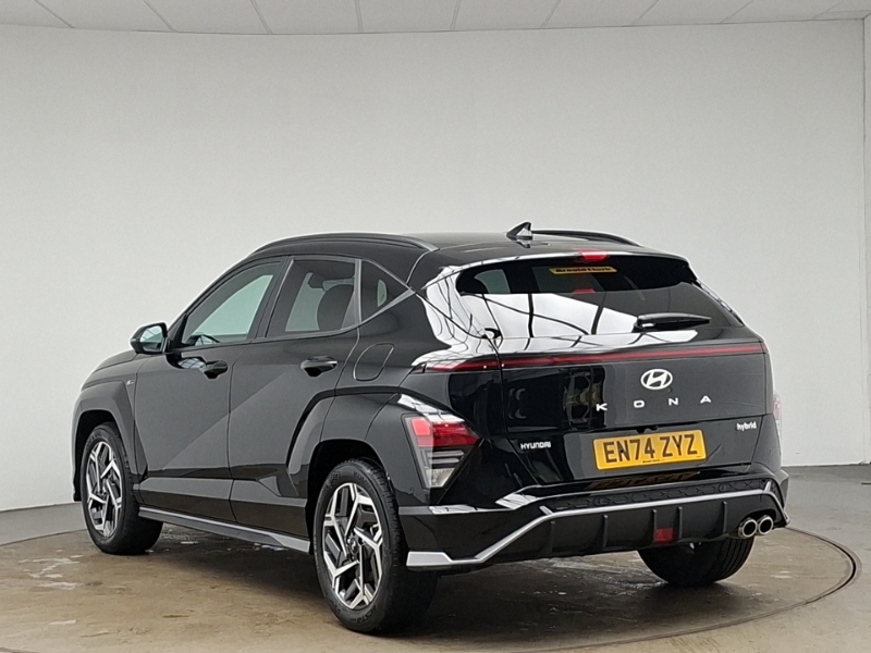 Hyundai Kona 1.6 Hybrid 129 N Line S Dct EN74ZYZ Black #2