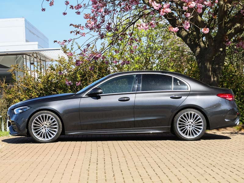 Mercedes-Benz C Class C200 Amg Line Premium 9G-tronic Grey #3