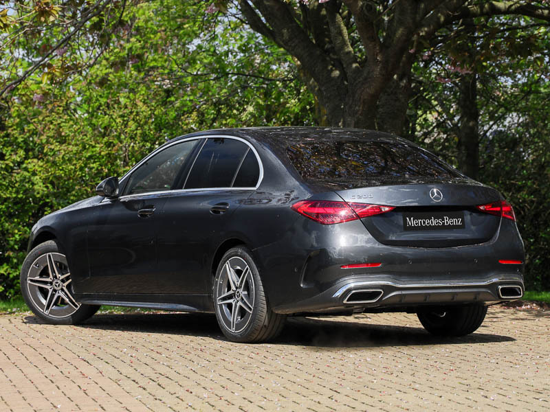 Mercedes-Benz C Class C200 Amg Line 9G-tronic Black #2