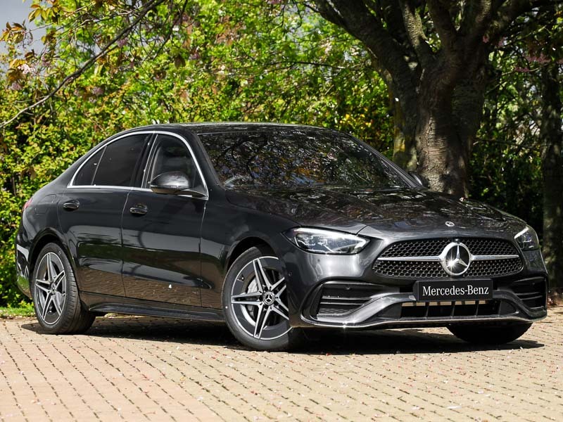 Mercedes-Benz C Class C200 Amg Line 9G-tronic Black