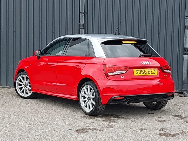 Audi A1 1.0 Tfsi Black Edition Nav SD68EZZ Red #2