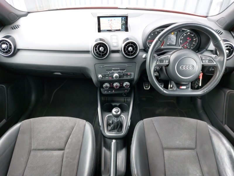 Audi A1 1.0 Tfsi Black Edition Nav SD68EZZ Red #3