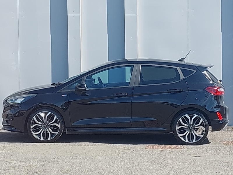 Ford Fiesta 1.0 Ecoboost Hybrid Mhev 125 St-line X WN23VVC Black #4