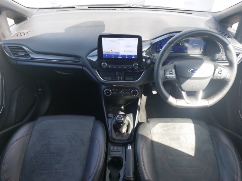 Ford Fiesta 1.0 Ecoboost Hybrid Mhev 125 St-line X WN23VVC Black #3