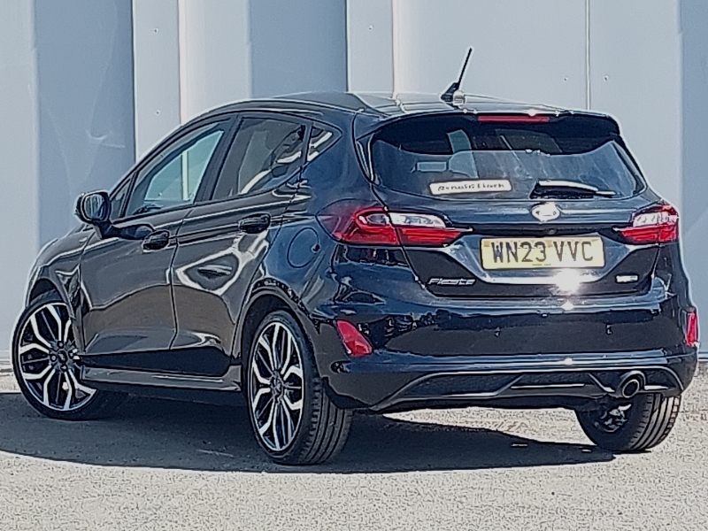 Ford Fiesta 1.0 Ecoboost Hybrid Mhev 125 St-line X WN23VVC Black #2