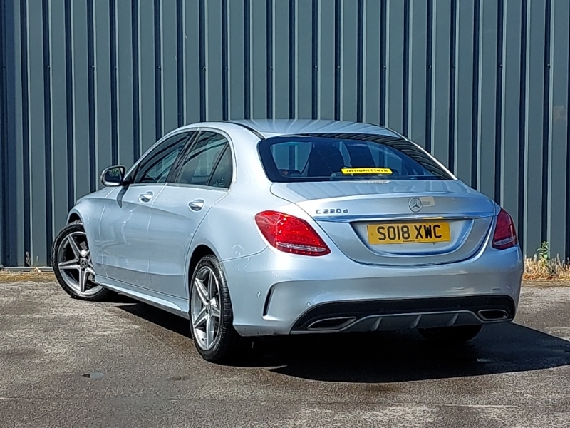Mercedes-Benz C Class C220d Amg Line 9G-tronic SO18XWC Silver #2