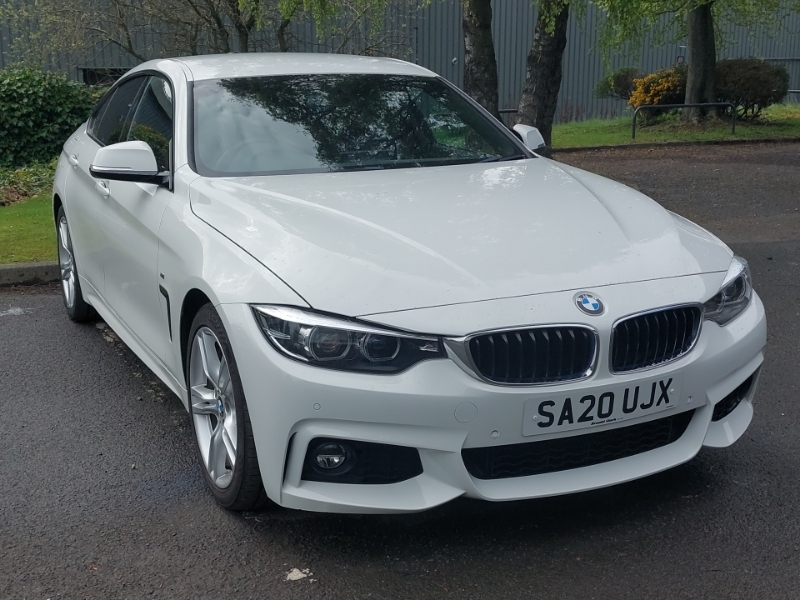 BMW 4 Series 420I M Sport Professional Media White