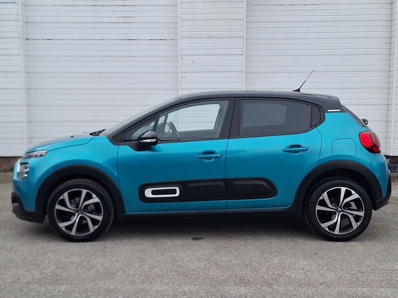 Citroen C3 1.5 Bluehdi Shine Plus SX22EWR Blue #4