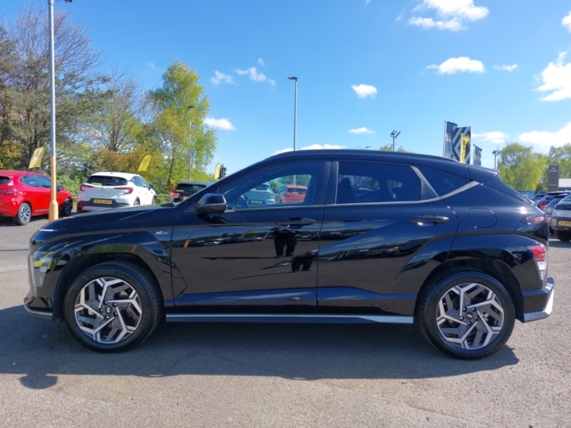 Hyundai Kona 1.6 Hybrid 129 N Line Dct EJ25MVD Black #4