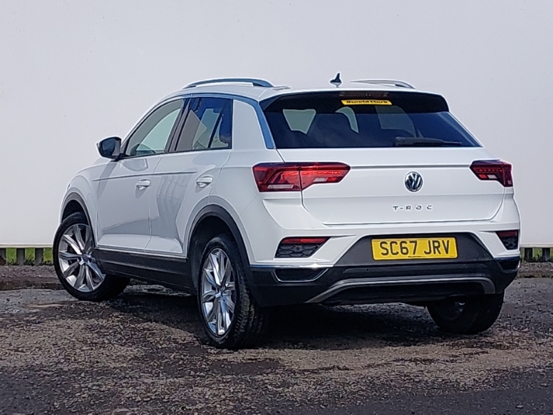 Volkswagen T-Roc 1.5 Tsi Evo Sel SC67JRV White #2