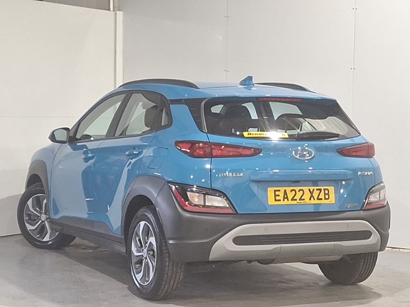 Hyundai Kona 1.6 Gdi Hybrid Se Connect Dct EA22XZB Blue #2