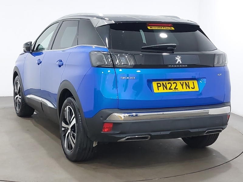 Peugeot 3008 1.5 Bluehdi Gt Eat8 PN22YNJ Blue #2