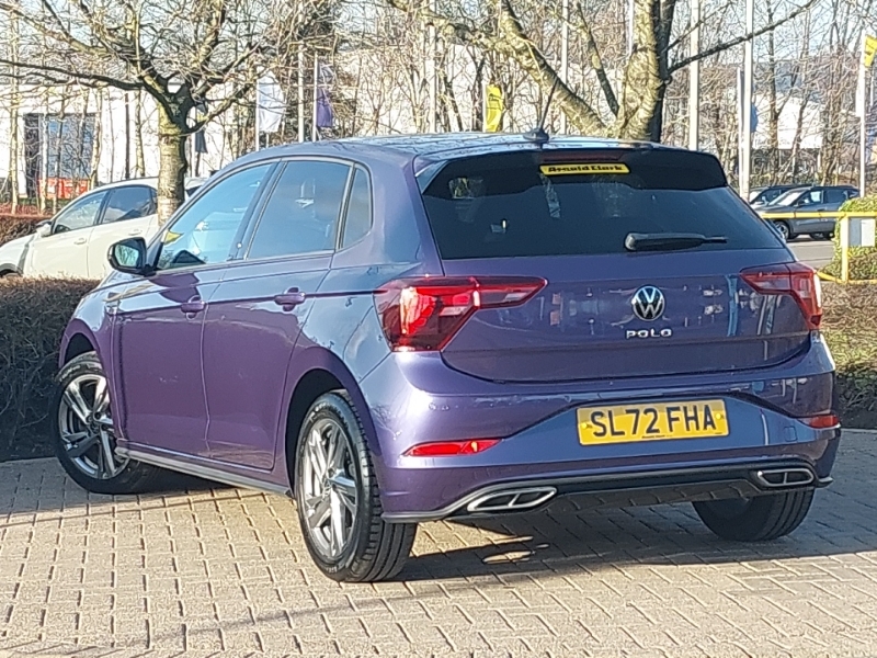 Volkswagen Polo 1.0 Tsi R-line SL72FHA Purple #2