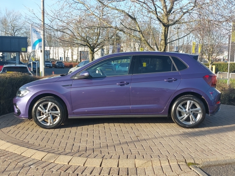 Volkswagen Polo 1.0 Tsi R-line SL72FHA Purple #4