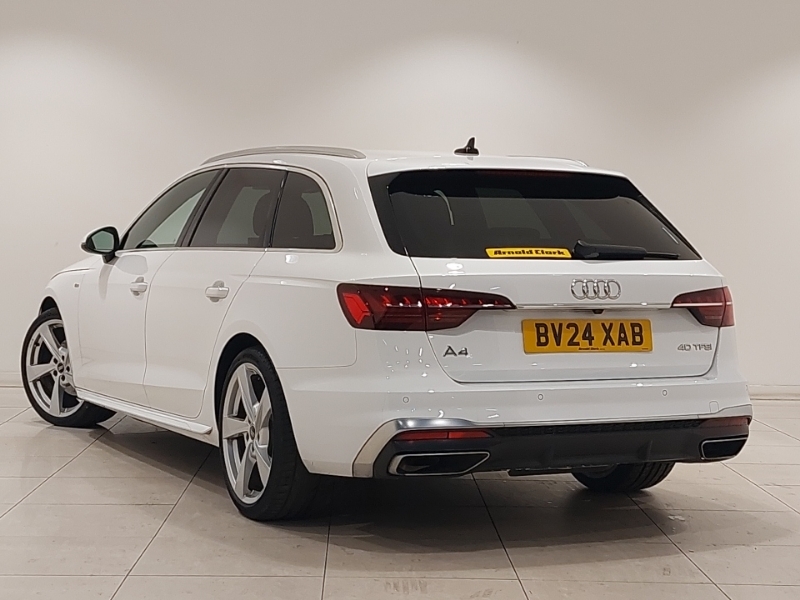 Audi A4 40 Tfsi 204 S Line S Tronic BV24XAB White #2
