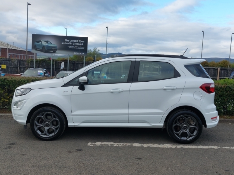 Ford Ecosport 1.0 Ecoboost 140 St-line SA23EZN White #4