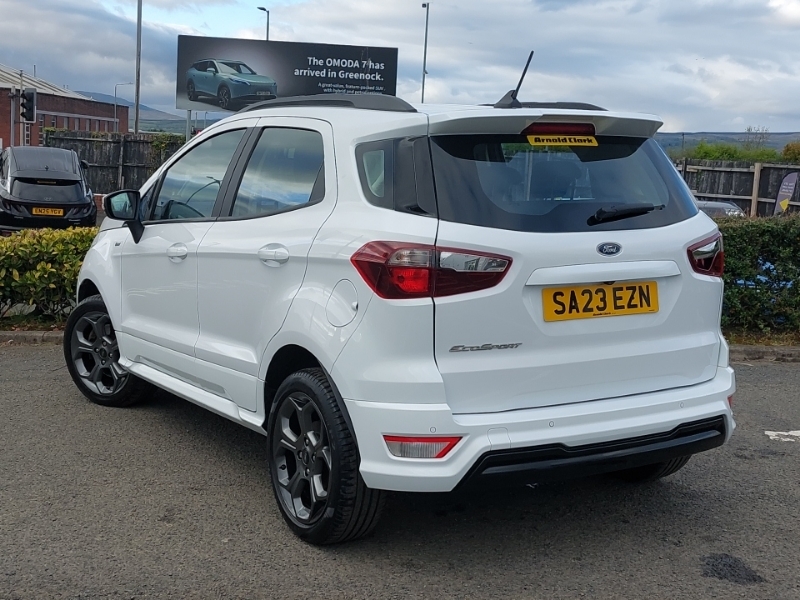 Ford Ecosport 1.0 Ecoboost 140 St-line SA23EZN White #2