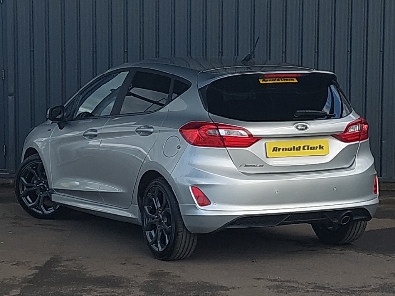 Ford Fiesta 1.0 Ecoboost 100 St-line Edition WN71OVS Silver #2