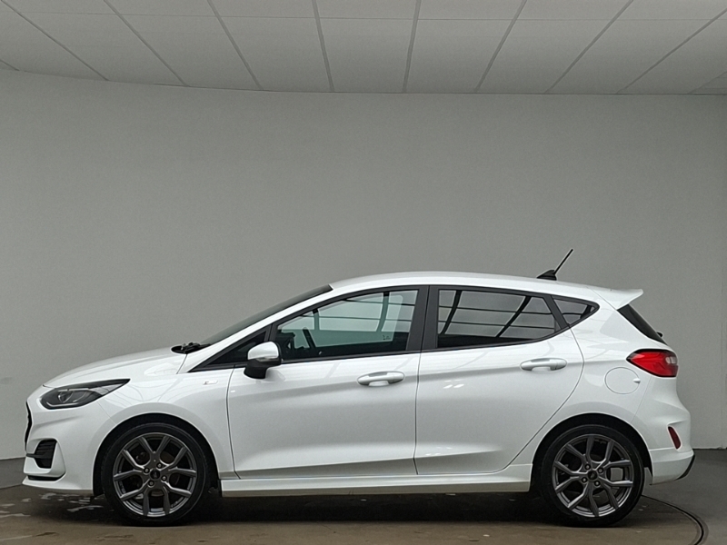 Ford Fiesta 1.0 Ecoboost Hybrid Mhev 125 St-line NA23FYM White #4