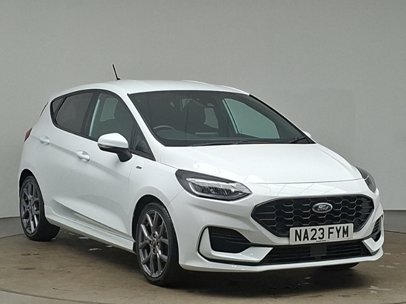 Ford Fiesta 1.0 Ecoboost Hybrid Mhev 125 St-line White