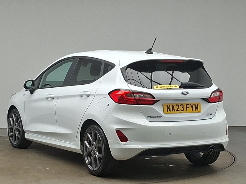 Ford Fiesta 1.0 Ecoboost Hybrid Mhev 125 St-line NA23FYM White #2
