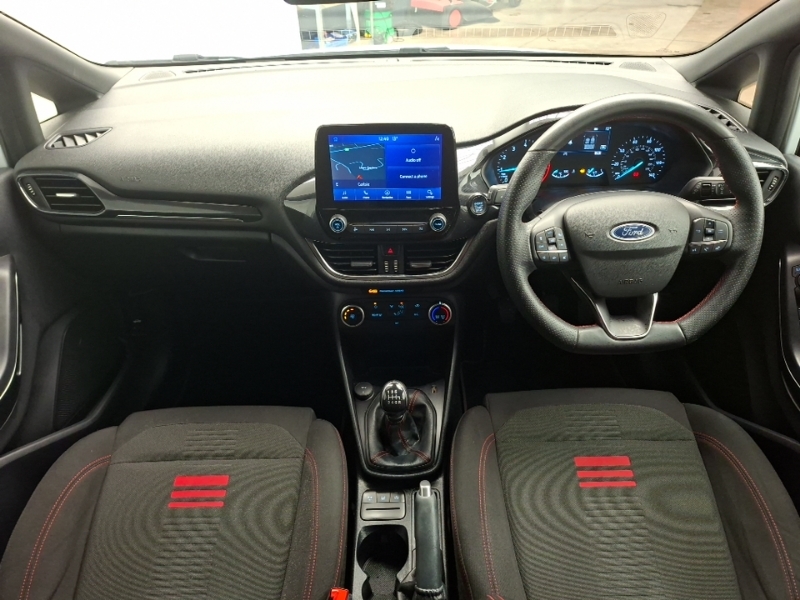 Ford Fiesta 1.0 Ecoboost Hybrid Mhev 125 St-line NA23FYM White #3