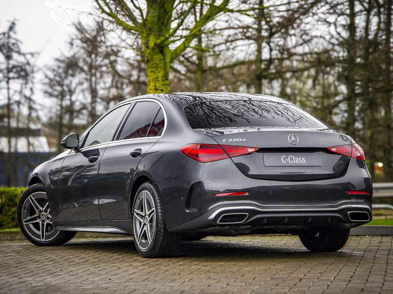 Mercedes-Benz C Class C220d 197 Amg Line 9G-tronic Black #2