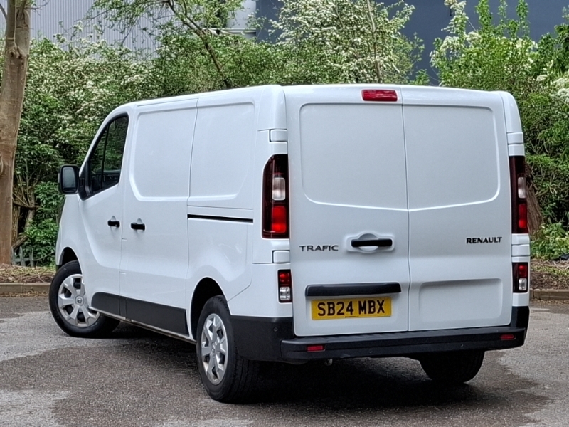Renault Trafic Sl30 Blue Dci 130 Advance Van SB24MBX White #2