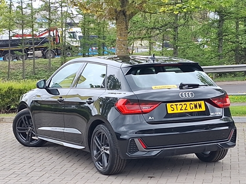 Audi A1 30 Tfsi 110 S Line ST22GWW Black #2