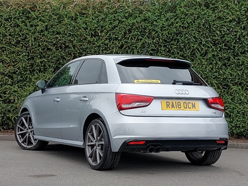 Audi A1 1.4 Tfsi 125 Black Edition Nav S Tronic RA18OCM Silver #2