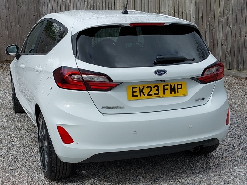Ford Fiesta 1.0 Ecoboost Hbd Mhev 125 Titanium X EK23FMP White #2