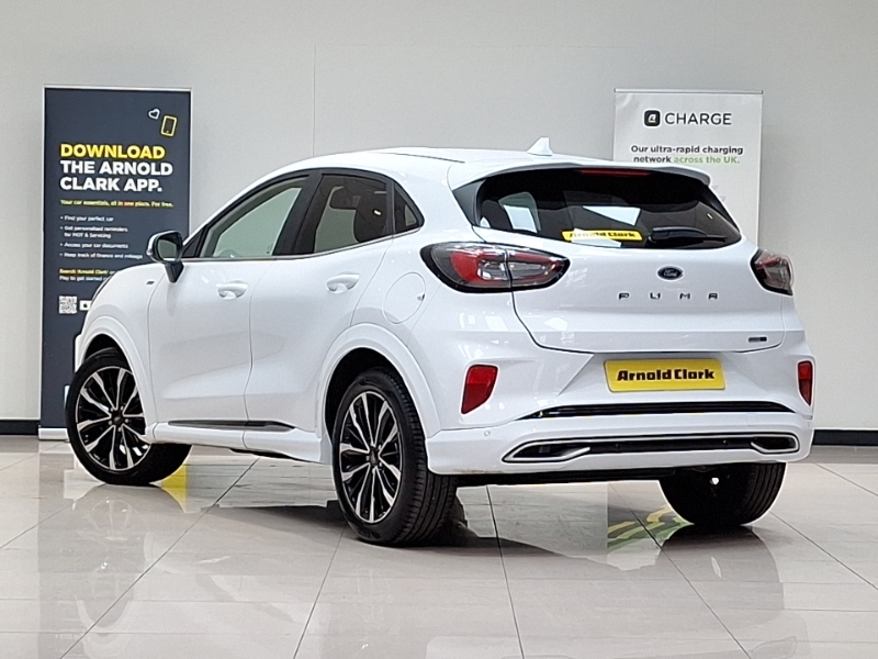 Ford Puma 1.0 Ecoboost Hybrid Mhev 155 St-line Vignale KX72MKL White #2