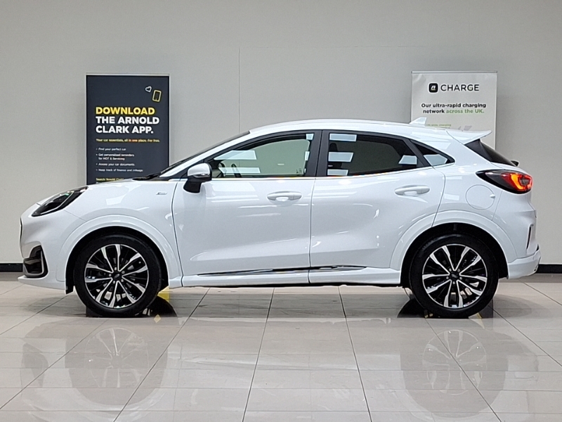Ford Puma 1.0 Ecoboost Hybrid Mhev 155 St-line Vignale KX72MKL White #4