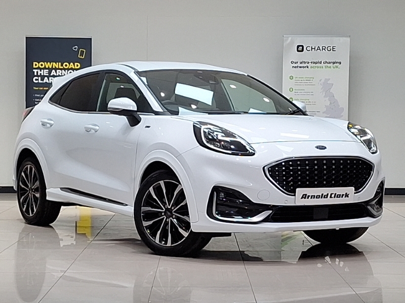 Ford Puma 1.0 Ecoboost Hybrid Mhev 155 St-line Vignale White