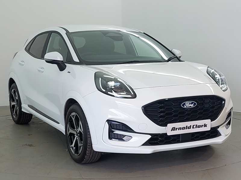 Ford Puma 1.0 Ecoboost Hybrid Mhev St-line Dct White