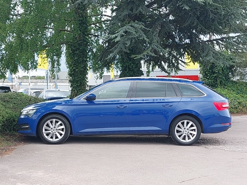 Skoda Superb 1.6 Tdi Cr Se Technology Dsg Blue #4