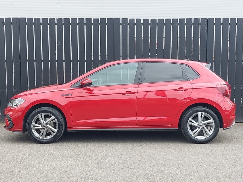 Volkswagen Polo 1.0 Tsi R-line SJ23UCC Red #4