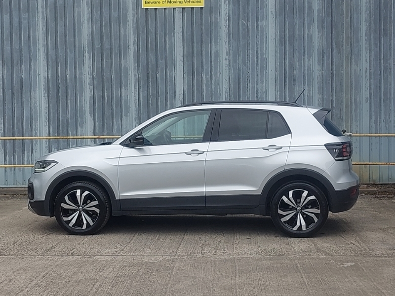 Volkswagen T-Cross 1.0 Tsi 110 Black Edition Dsg YE73VKG Silver #4
