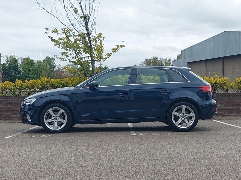 Audi A3 1.5 Tfsi Sport KW67KYB Blue #4