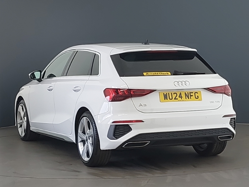 Audi A3 35 Tdi S Line S Tronic WU24NFG White #2