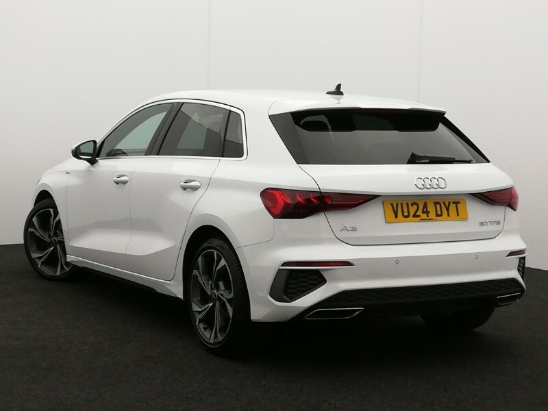Audi A3 30 Tfsi S Line S Tronic VU24DYT White #2