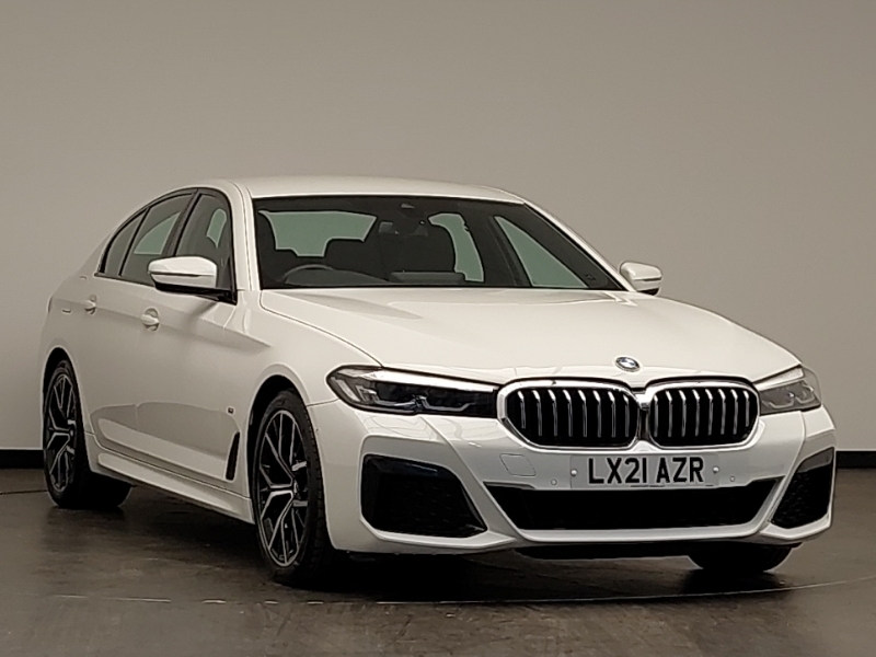 BMW 5 Series 520D Mht M Sport Step White