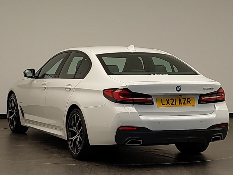 BMW 5 Series 520D Mht M Sport Step White #2