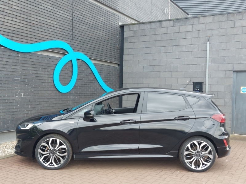 Ford Fiesta 1.0 Ecoboost St-line X YGZ8242 Black #4