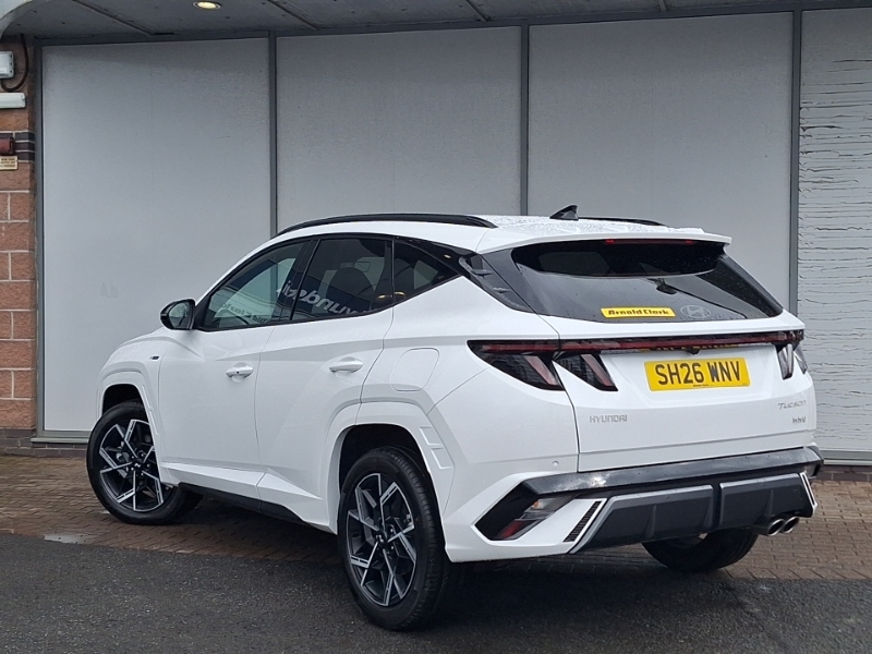 Hyundai Tucson 1.6T 239 Hybrid N Line White #2