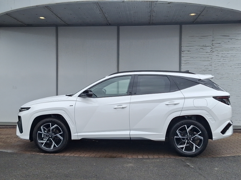 Hyundai Tucson 1.6T 239 Hybrid N Line White #4