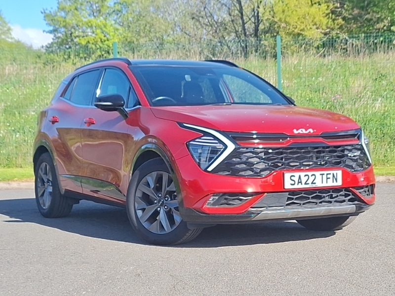 Kia Sportage 1.6T Gdi Hev Gt-line S Red
