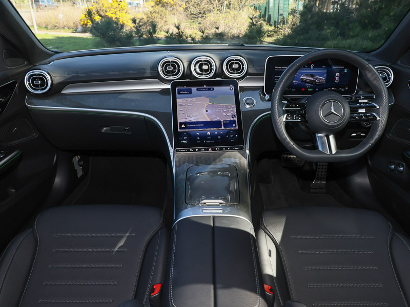 Mercedes-Benz C Class C300e Amg Line Premium 9G-tronic Silver #2