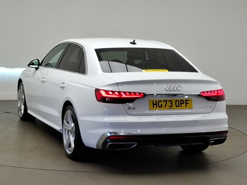 Audi A4 40 Tfsi 204 S Line S Tronic HG73OPF White #2