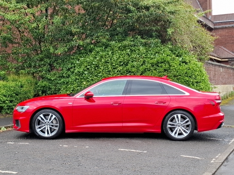 Audi A6 50 Tfsi E 17.9Kwh Quattro S Line S Tronic Red #4
